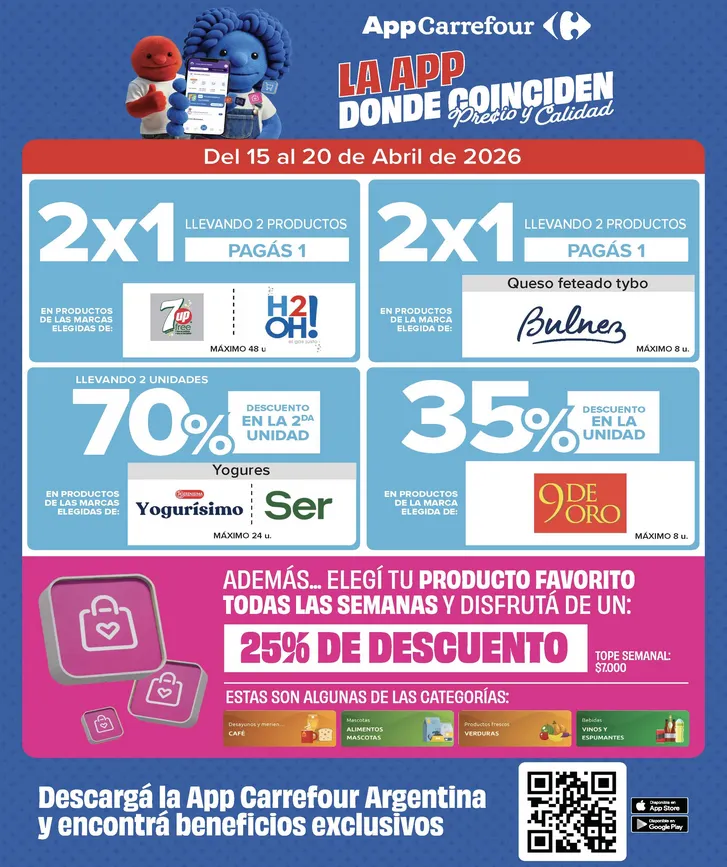 Ofertas de Ofertas Carrefour Market 15 de abril al 20 de abril 2026 - Página 2 del catálogo