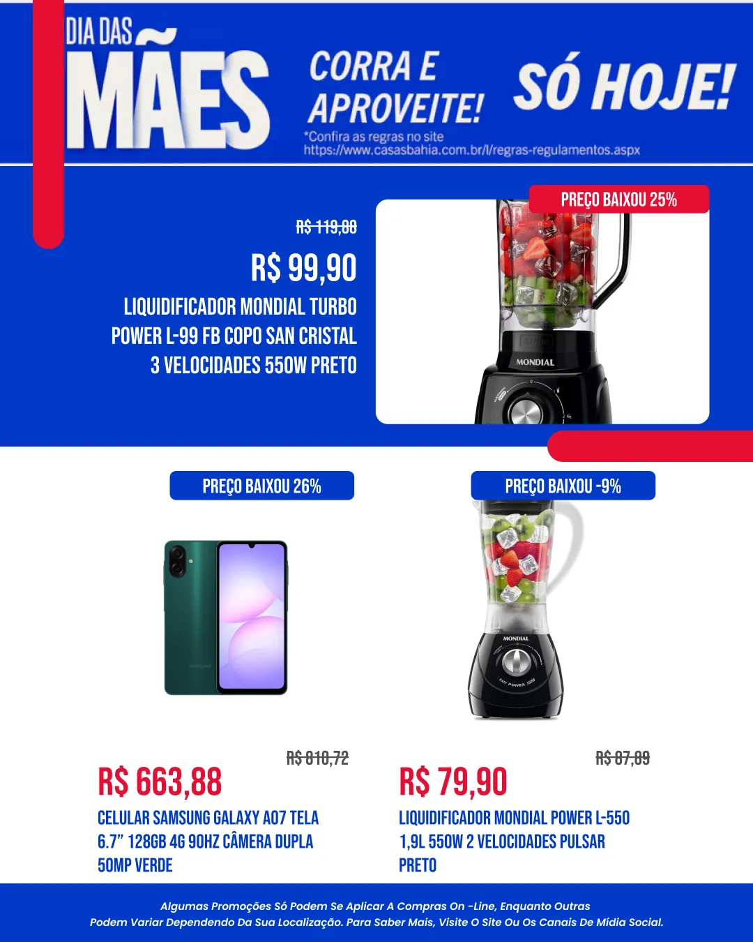 Encarte de  Casas Bahia 6 de maio até 20 de maio 2026 - Pagina 2