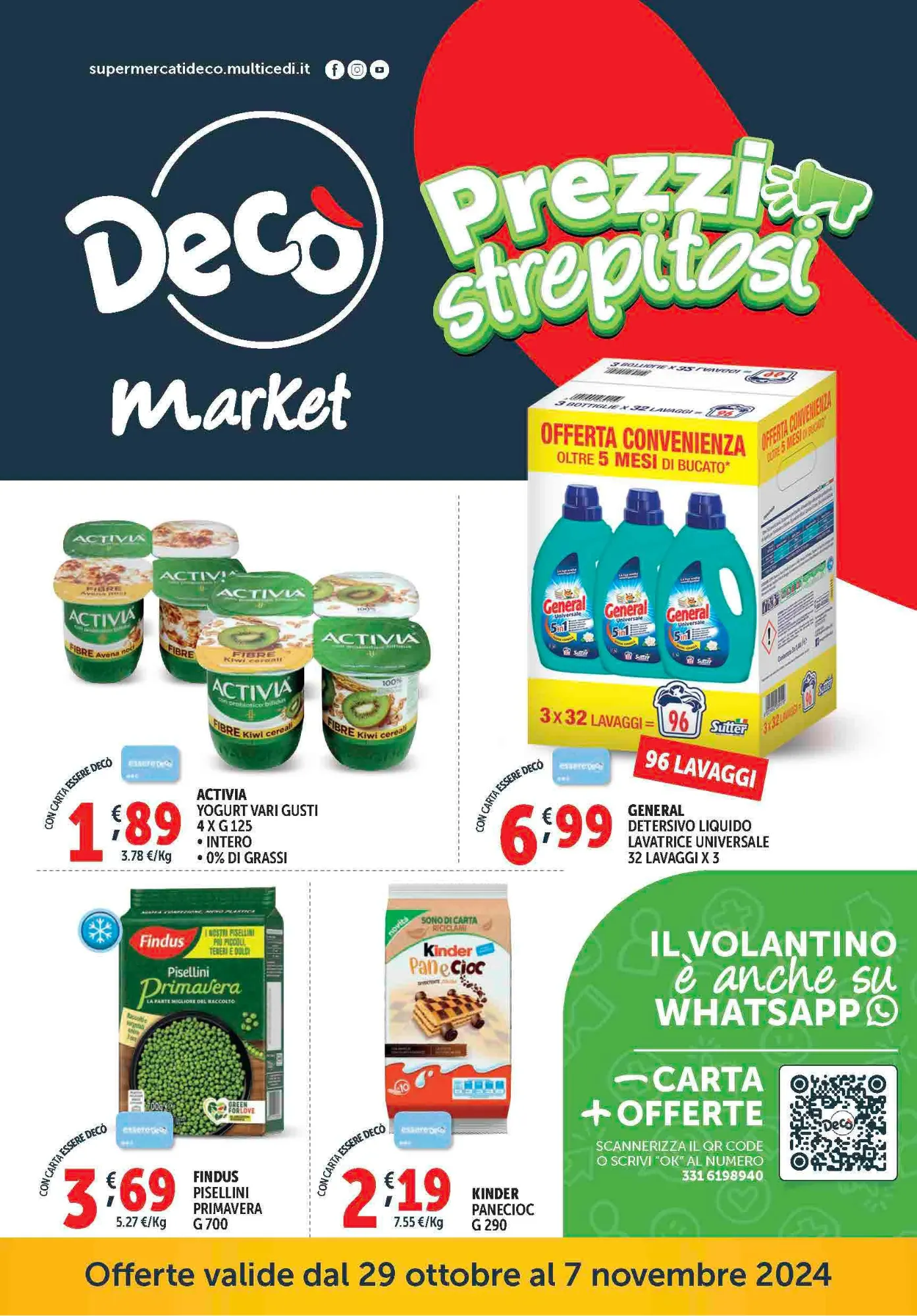 Offerta speciale di Deco Supermercati da 29 ottobre a 7 novembre di 2024 - Pagina del volantino 1