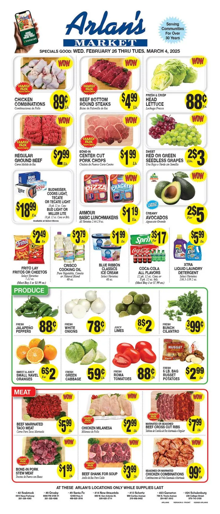 Weekly ad Arlan's Market Sales from February 26 to March 4 2025 - Page 