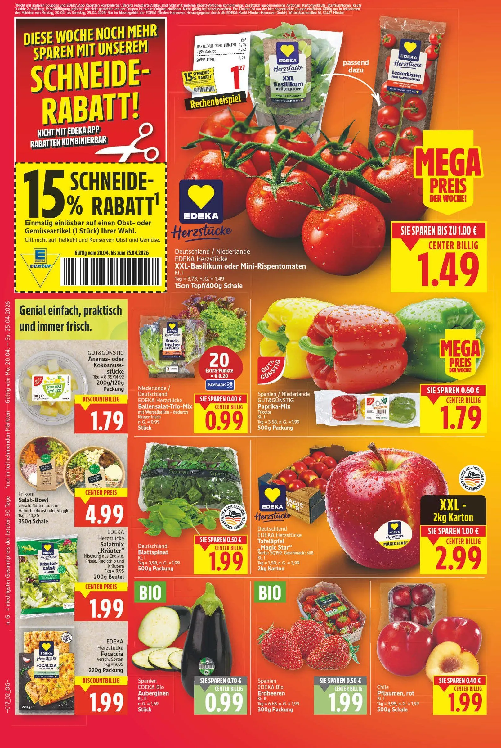 Edeka Prospekte von 22. April bis 28. April 2026 - Prospekt seite 2