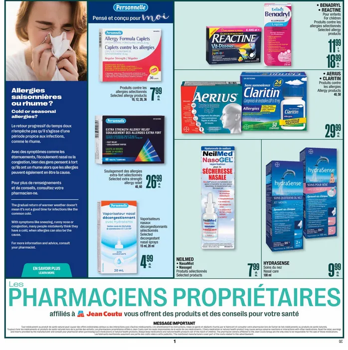Jean Coutu Sales from March 27 to April 1 2026 - flyer page 2