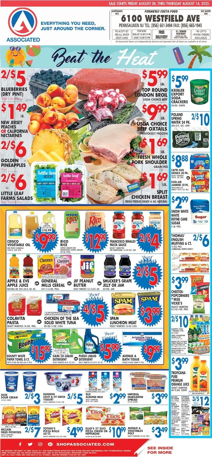 Weekly ad Associated Supermarkets Sales from August 8 to August 18 2025 - Page 