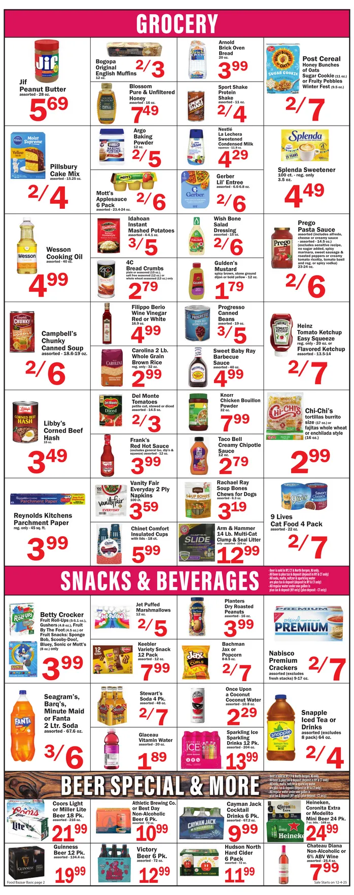Weekly ad Food Bazaar Sales from December 4 to December 10 2025 - Page 2