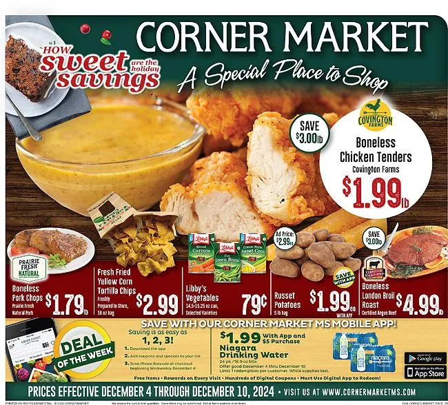Weekly ad Corner Market Weekly Ad from December 4 to December 10 2024 - Page 1