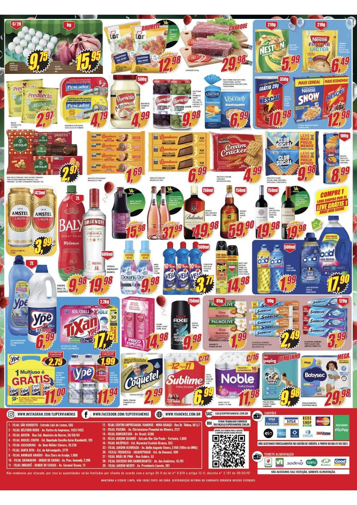 Encarte de Folhetos Vianense Supermercados  31 de outubro até 3 de novembro 2025 - Pagina 2