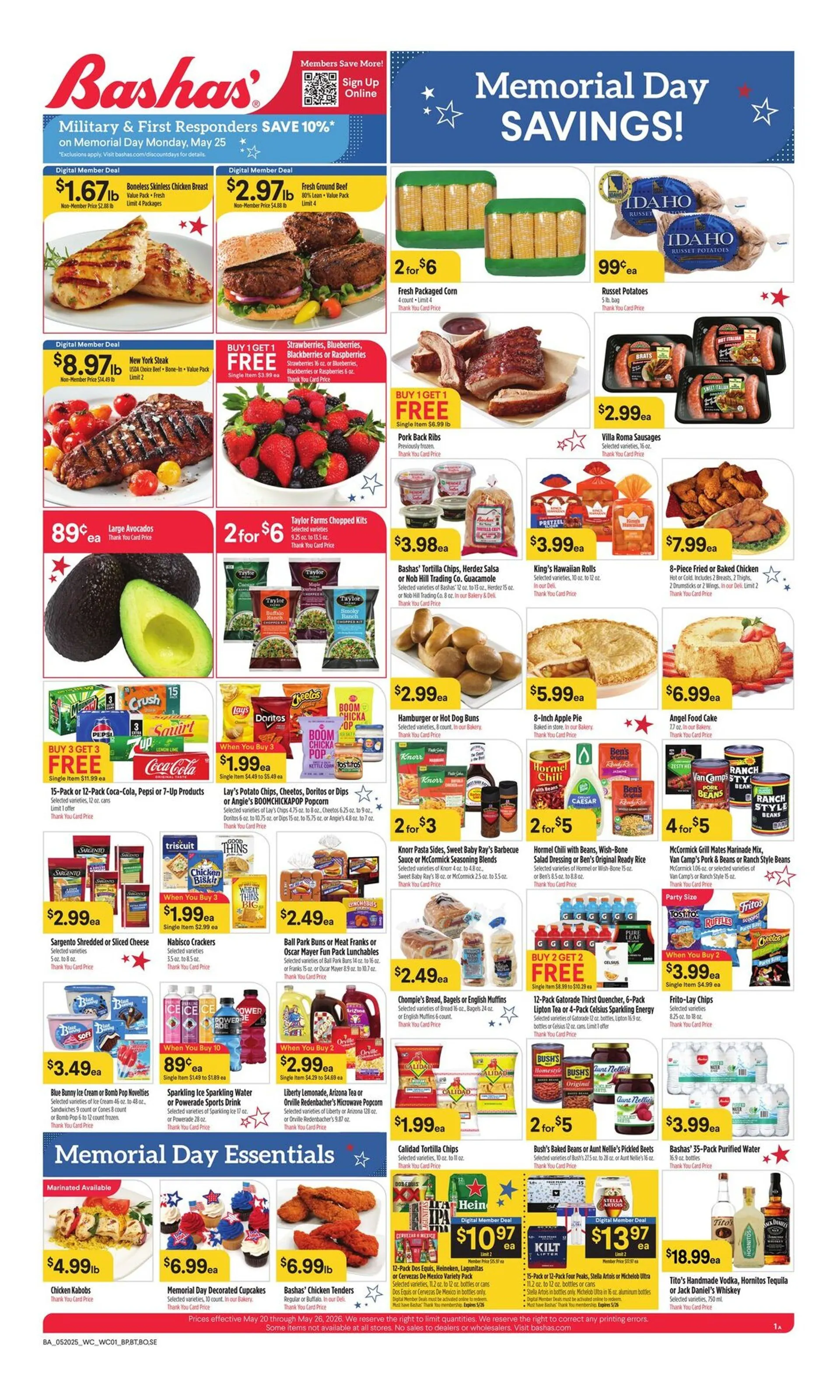 Weekly ad Bashas Sales from May 20 to May 26 2026 - Page