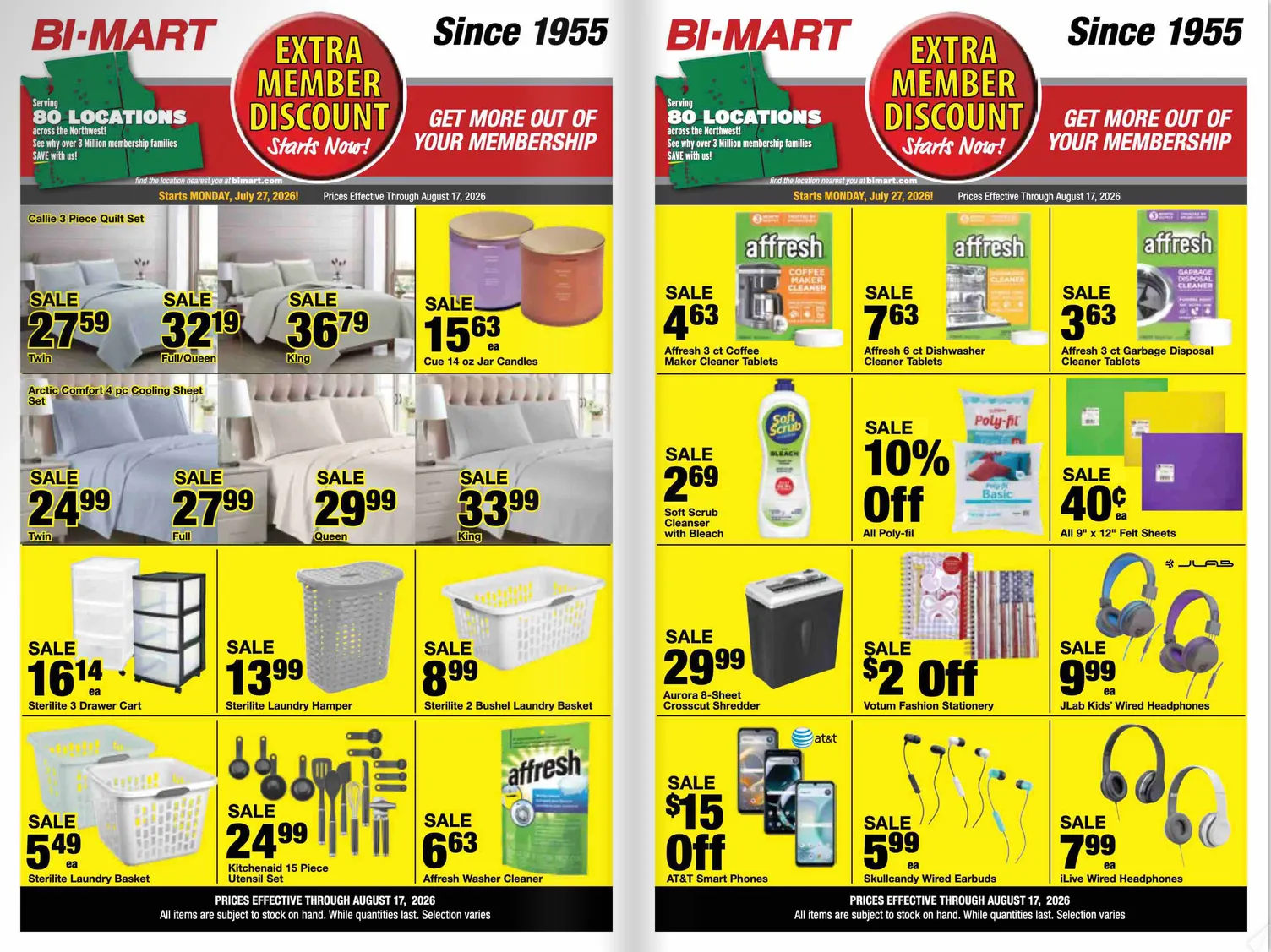 Weekly ad BI-MART Sales from July 27 to August 17 2026 - Page 2