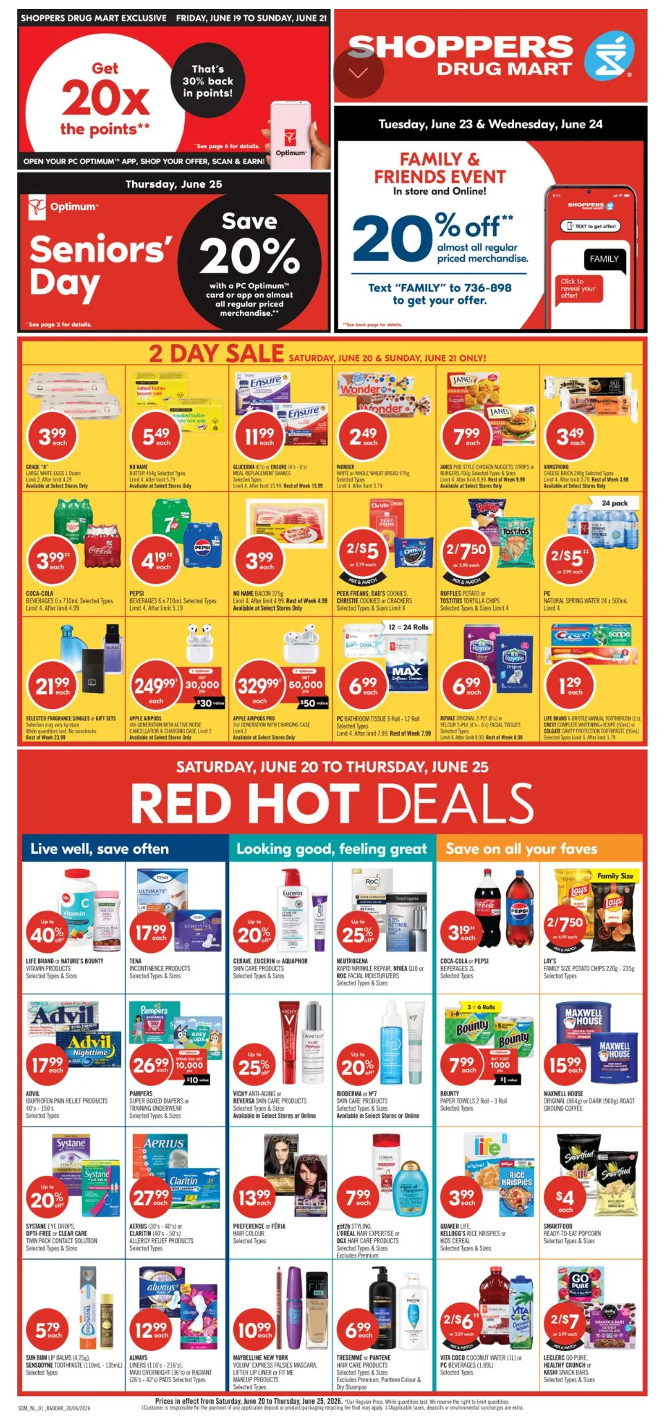 Shoppers Drug Mart Sales from June 20 to June 25 2026 - flyer page 2