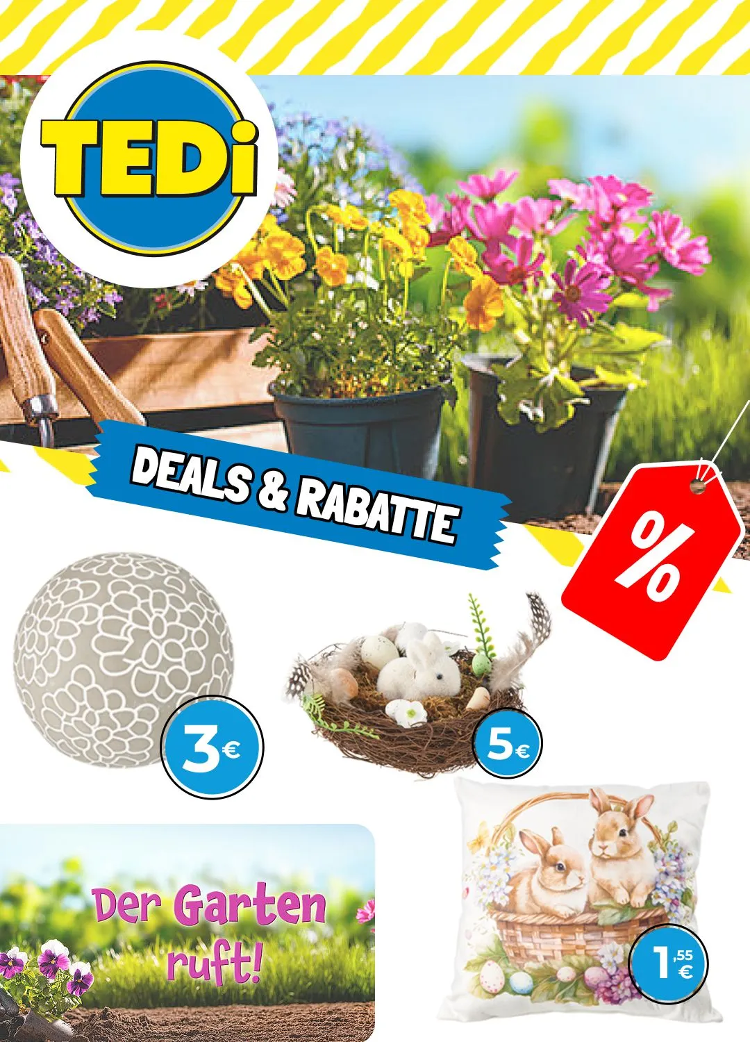 Tedi Prospekte von 10. April bis 24. April 2025 - Prospekt seite 1