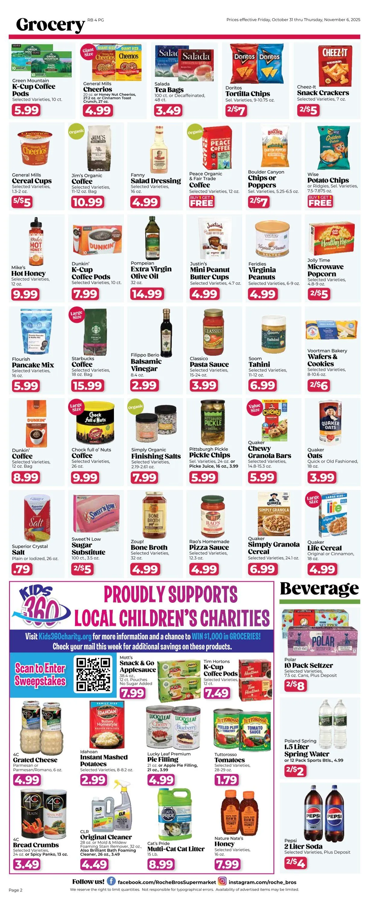 Weekly ad Roche Bros. Sales from October 31 to November 6 2025 - Page 2