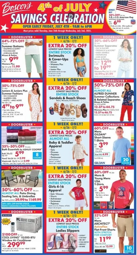 Weekly ad Boscov's Sales from June 26 to July 2 2025 - Page 