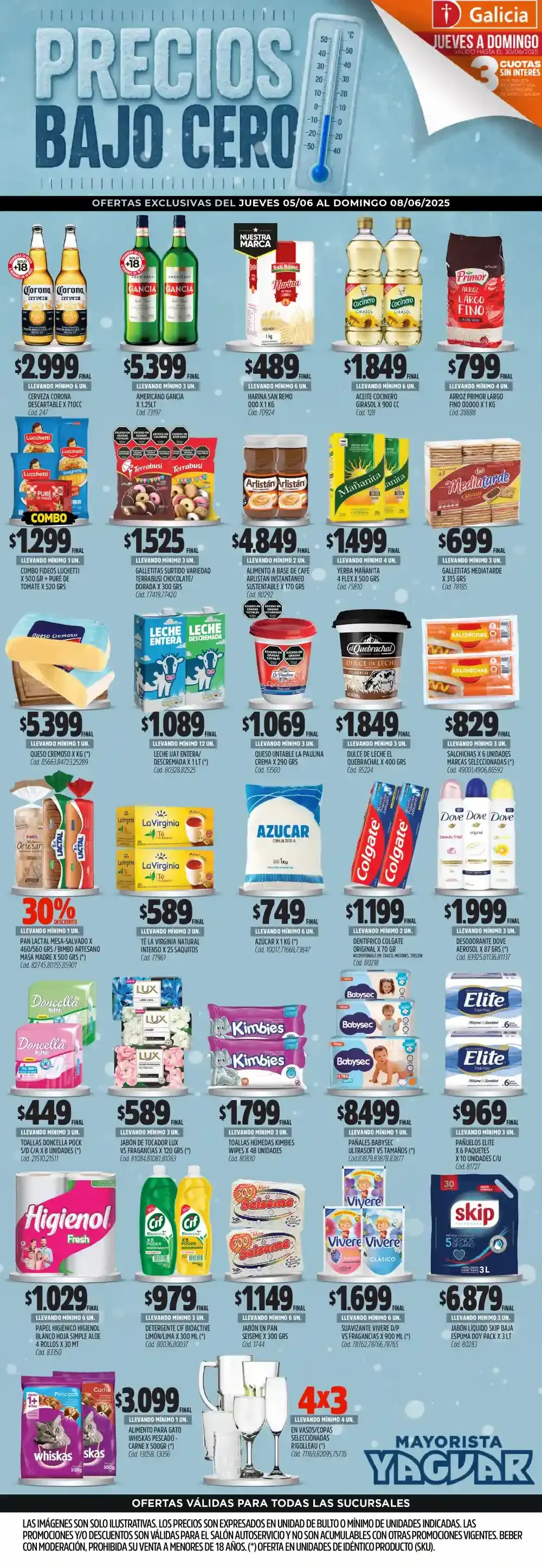 Ofertas de Ofertas Yaguar - Últimos catálogos 5 de junio al 9 de junio 2025 - Página 1 del catálogo