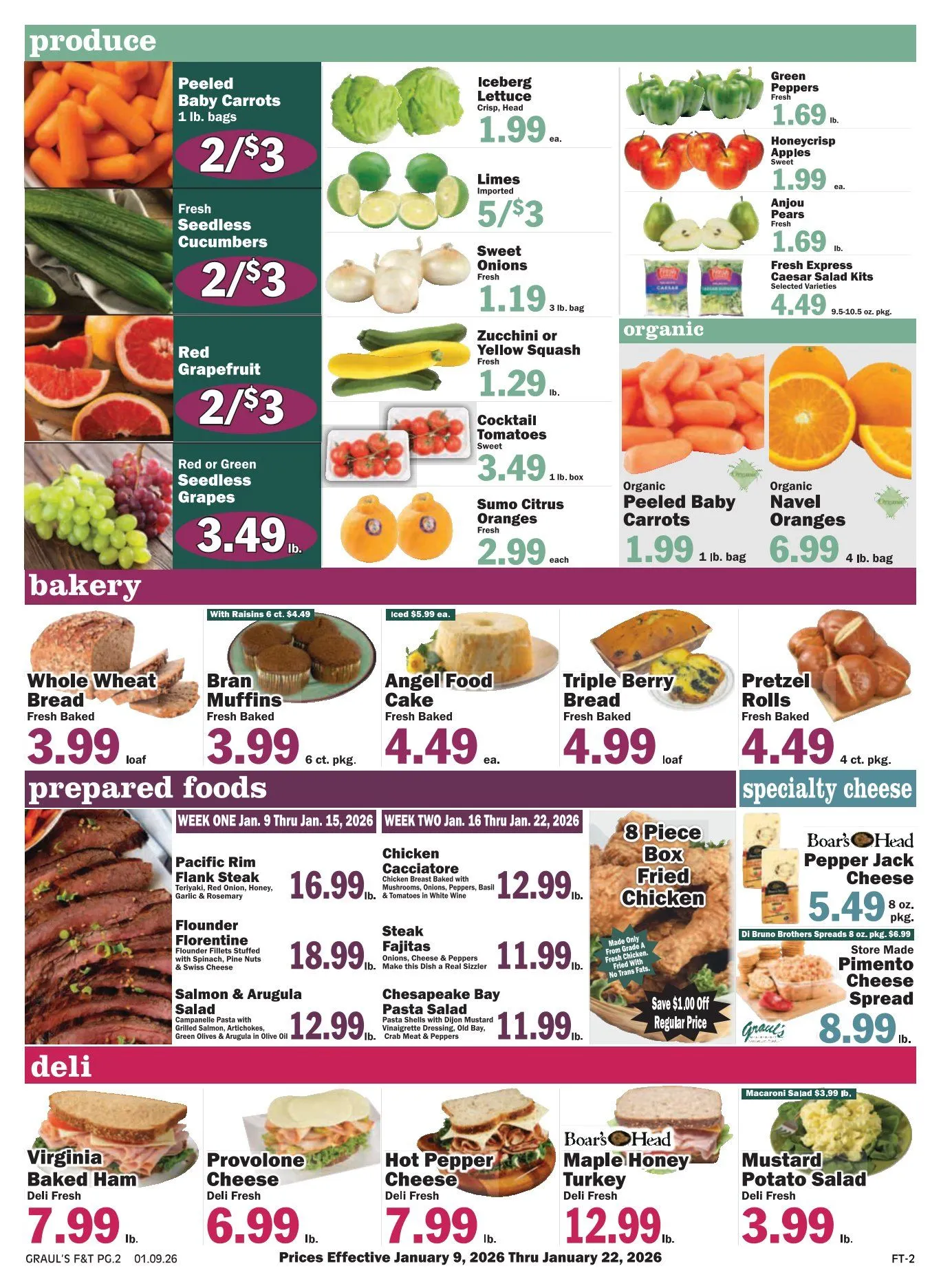 Weekly ad Graul's Market Sales from January 9 to January 22 2026 - Page 2