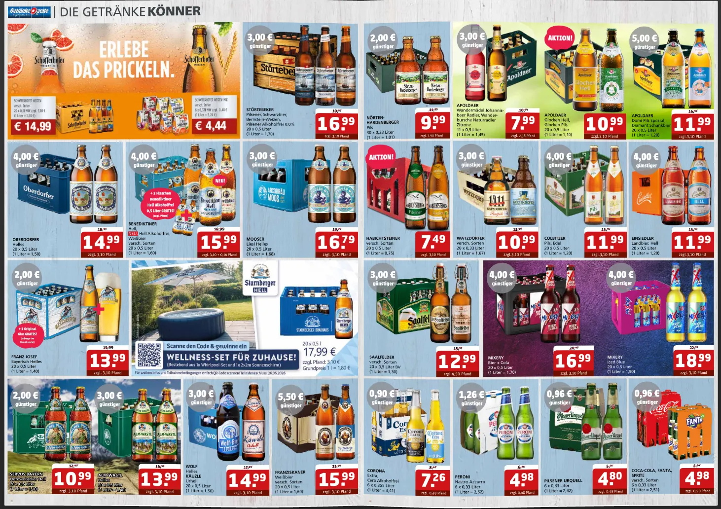 Getränke Quelle Prospekte von 27. April bis 9. Mai 2026 - Prospekt seite 2