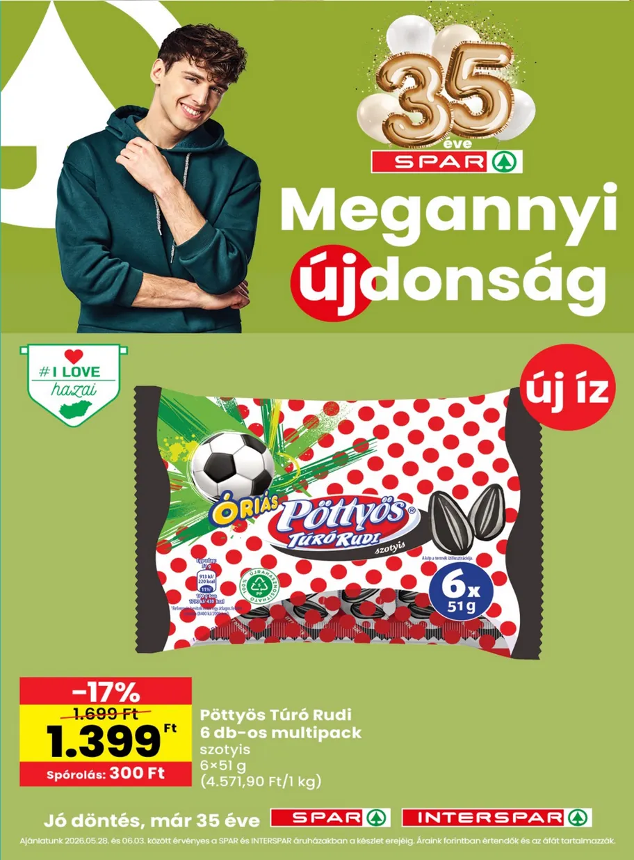 Katalógus  SPAR legfrissebb ajánlatai május 28.-tól június 3.-ig 2026. - Oldal 2