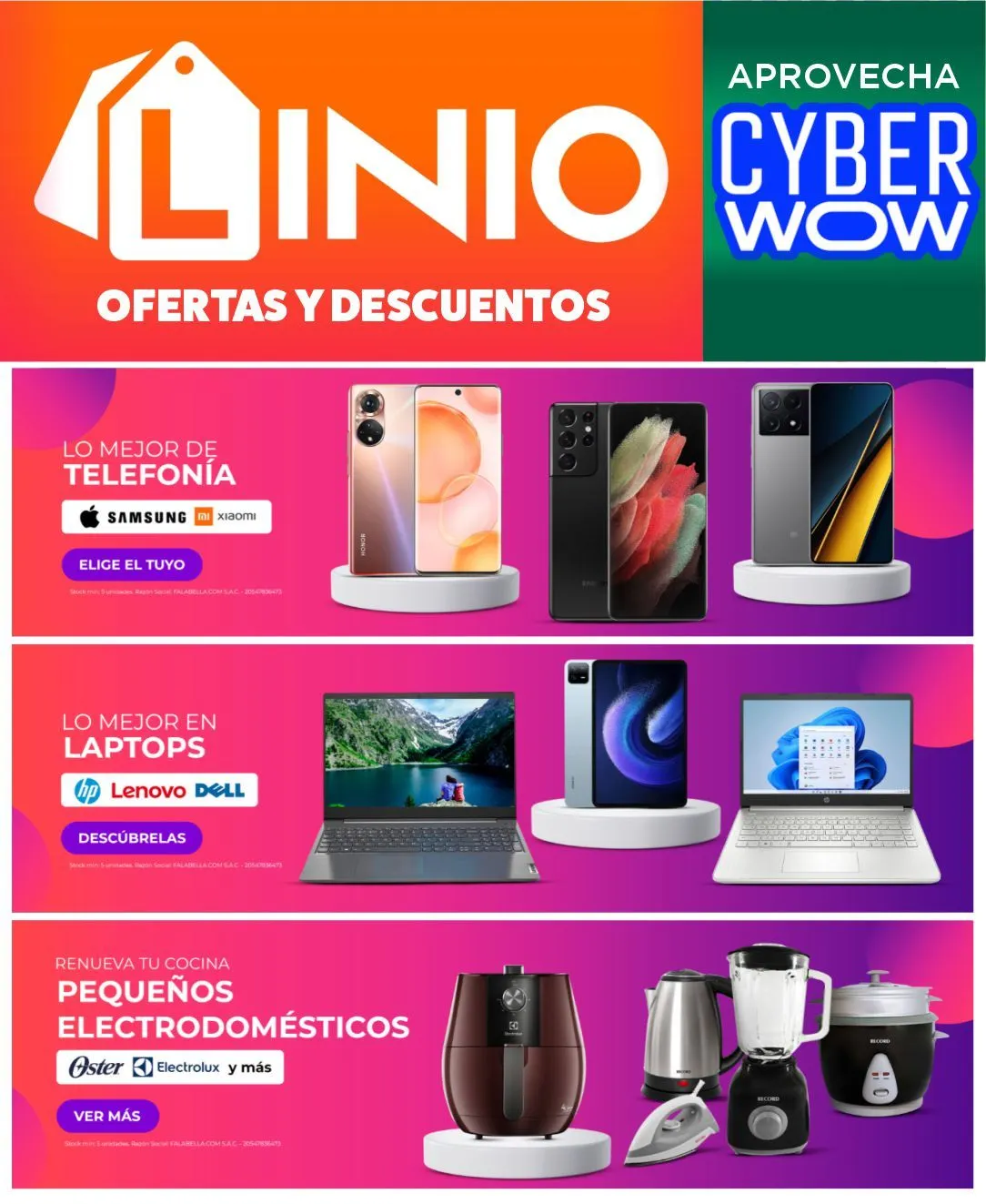 Catalogo de Cyber Wow: Linio 17 de abril al 30 de abril 2024 - Pag 1