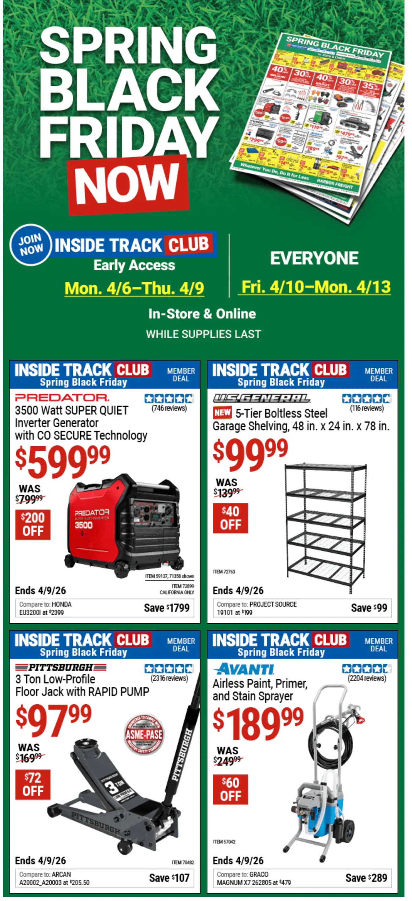 Weekly ad Harbor Freight weekly ads from April 6 to April 13 2026 - Page 