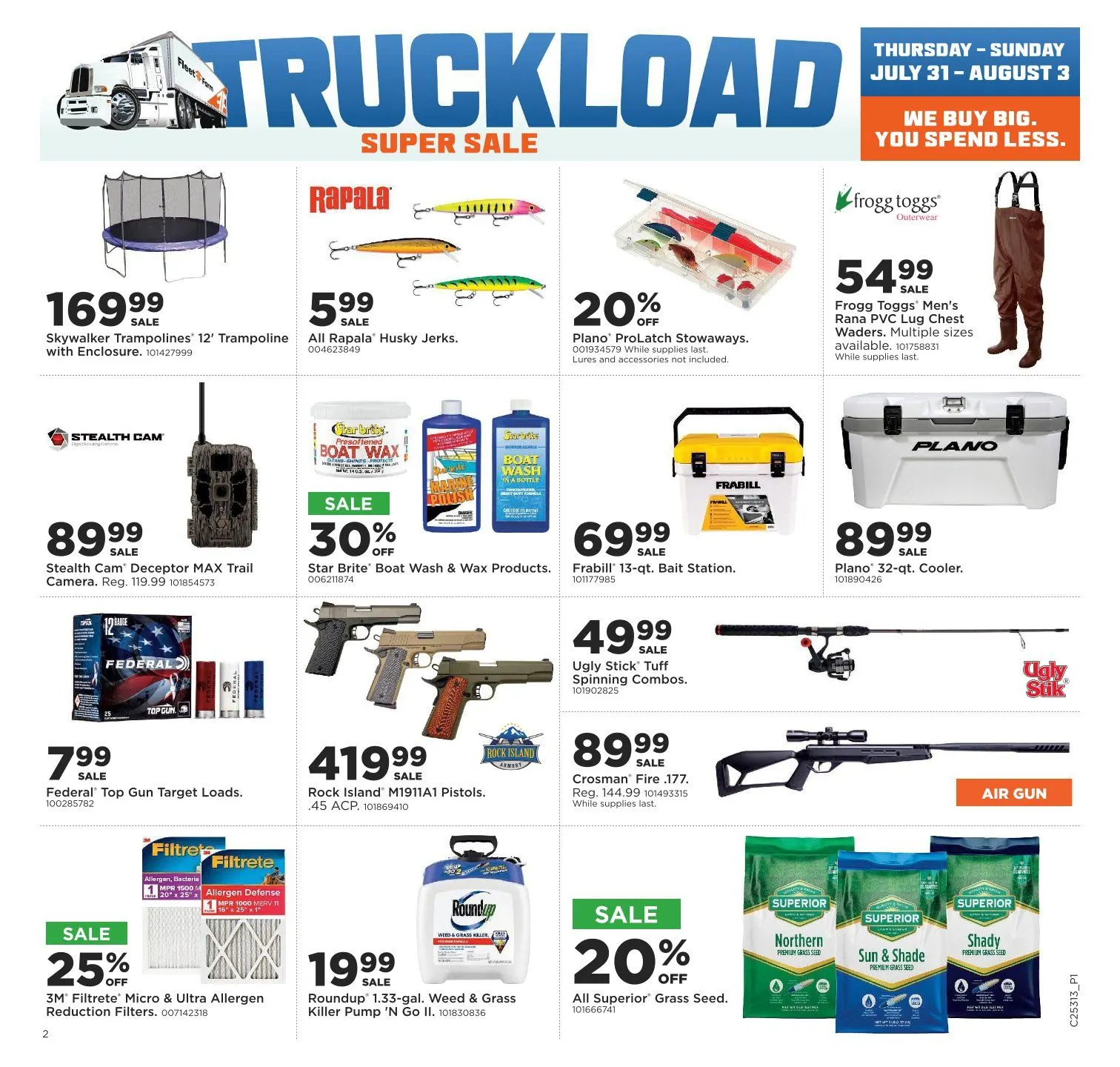 Weekly ad Fleet Farm Sales from July 31 to August 3 2025 - Page 2