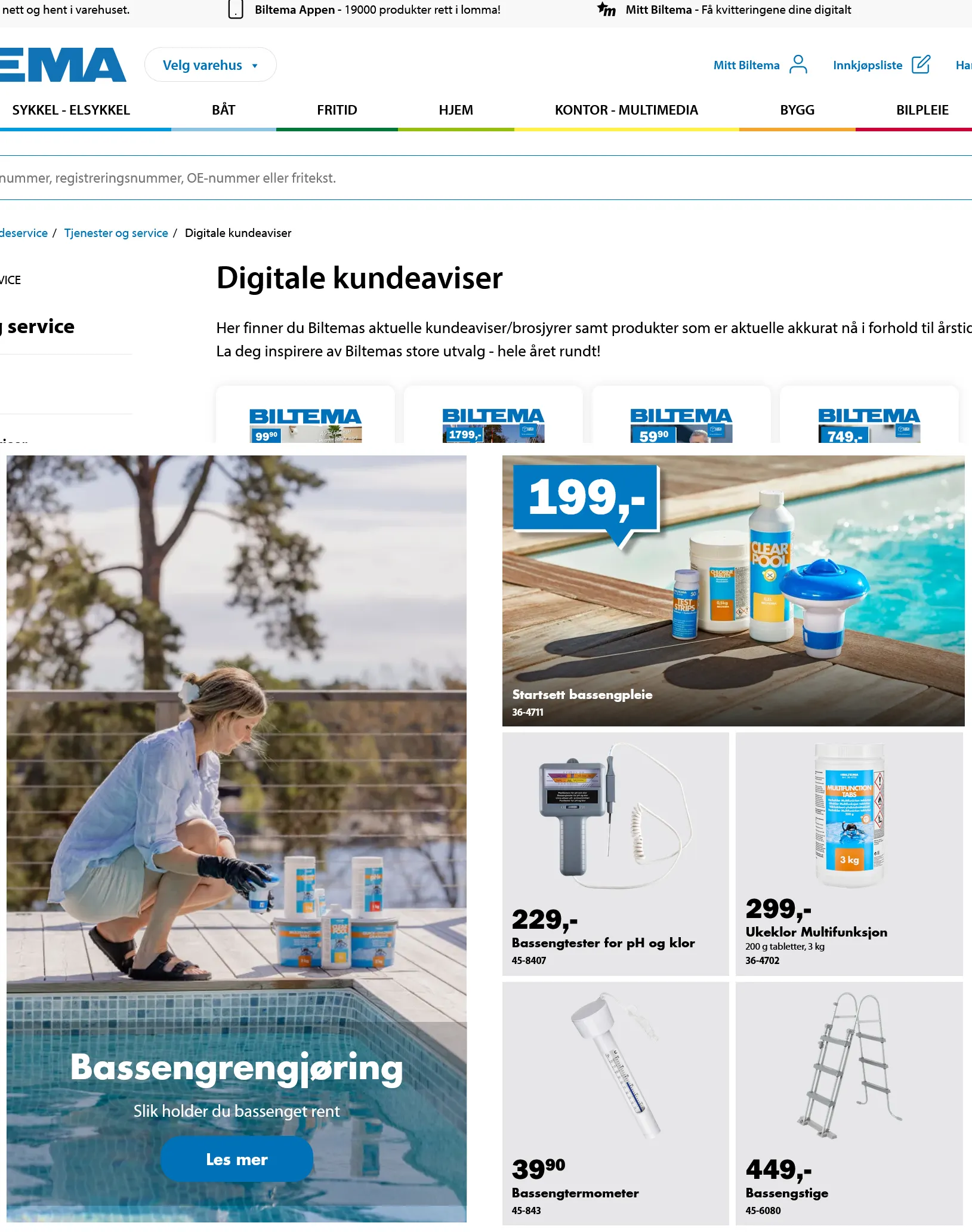 Biltema  fra 1. juli til 31. juli 2026 - kundeavisside 2