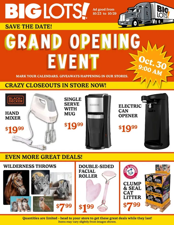 Big Lots Sales - October 23 October 29 2025