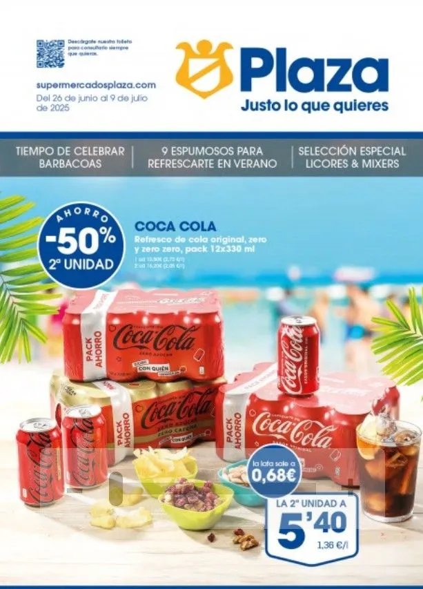 Catálogo de Supermercados Plaza Ofertas 26 de junio al 9 de julio 2025 - Página 1