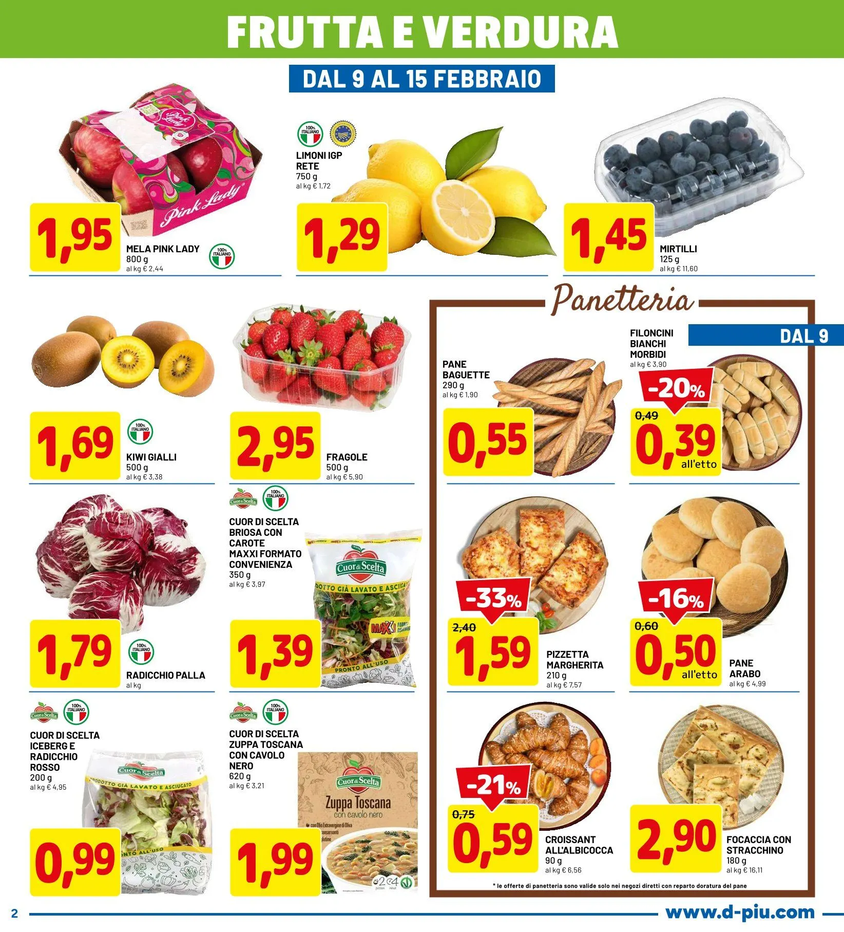  Volantini D Più da 14 febbraio a 22 febbraio di 2026 - Pagina del volantino 2