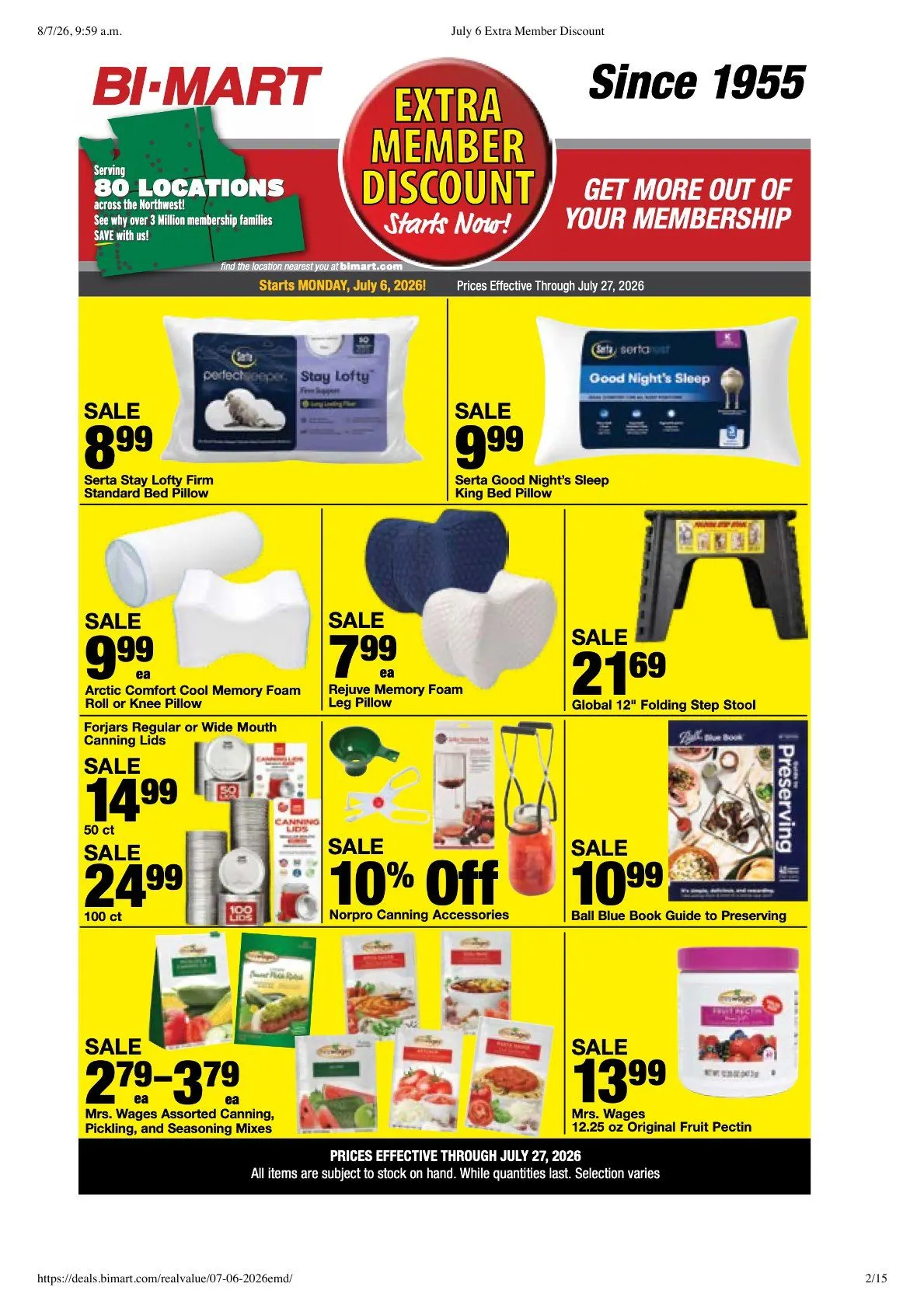 Weekly ad Bi-Mart Sales from July 6 to July 27 2026 - Page 2