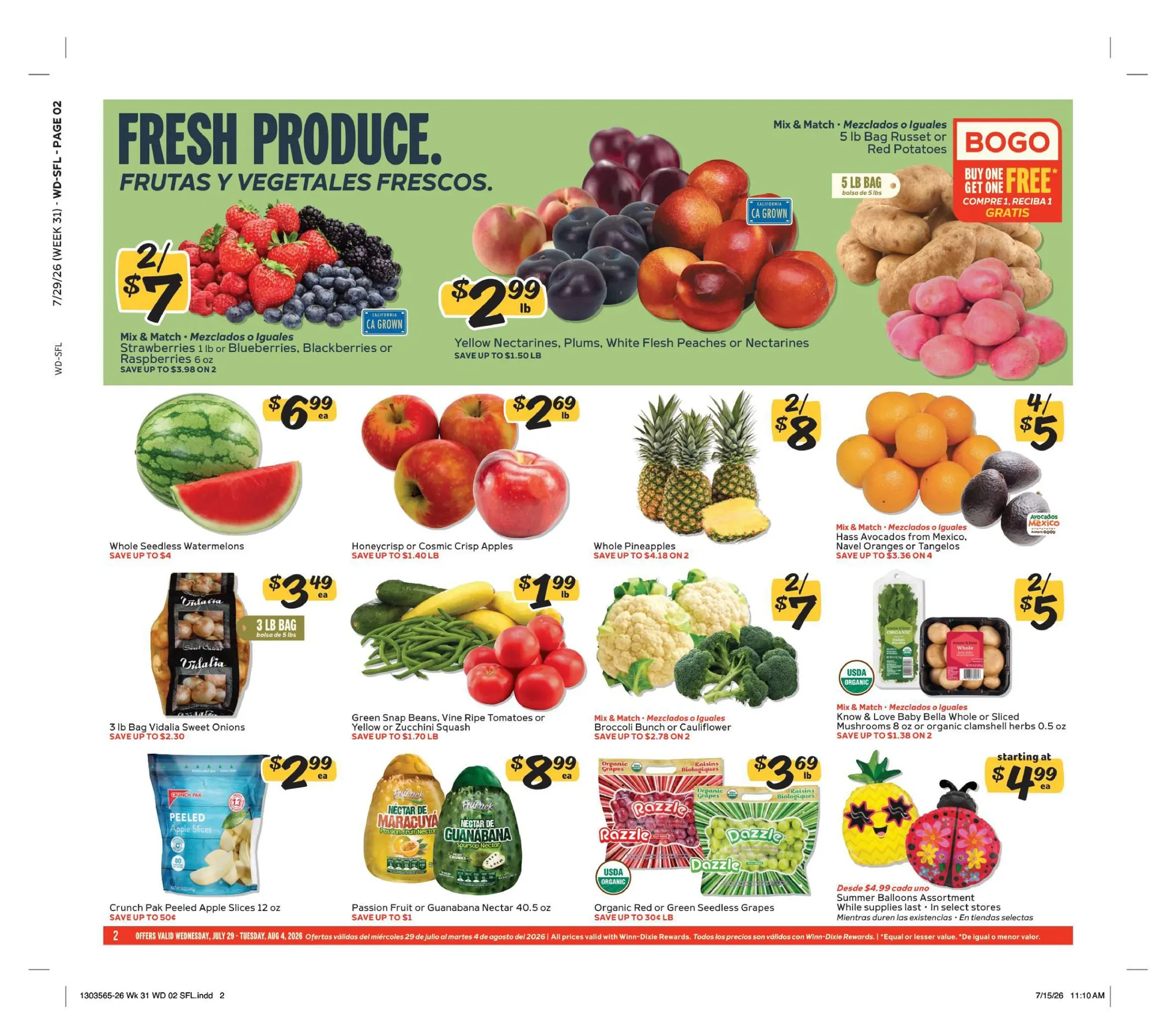 Weekly ad Winn Dixie Sales from July 29 to August 4 2026 - Page 2