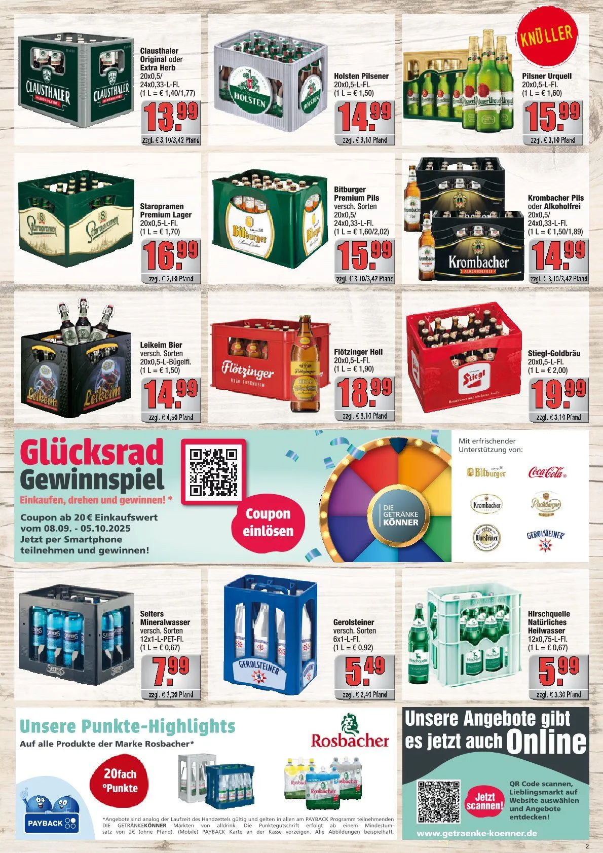 Alldrink Prospekte von 31. August bis 14. September 2025 - Prospekt seite 2