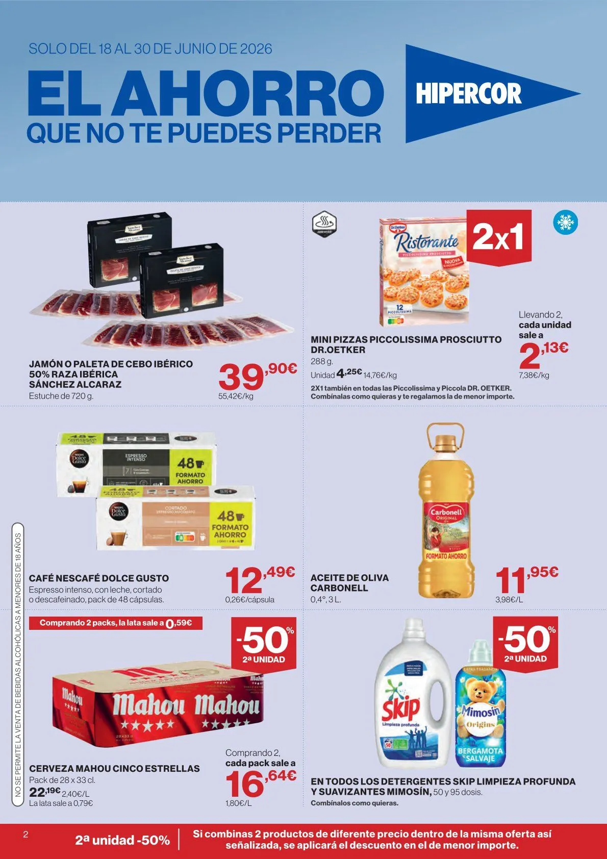 Catálogo de Hipercor Ofertas 18 de junio al 30 de junio 2026 - Página 2