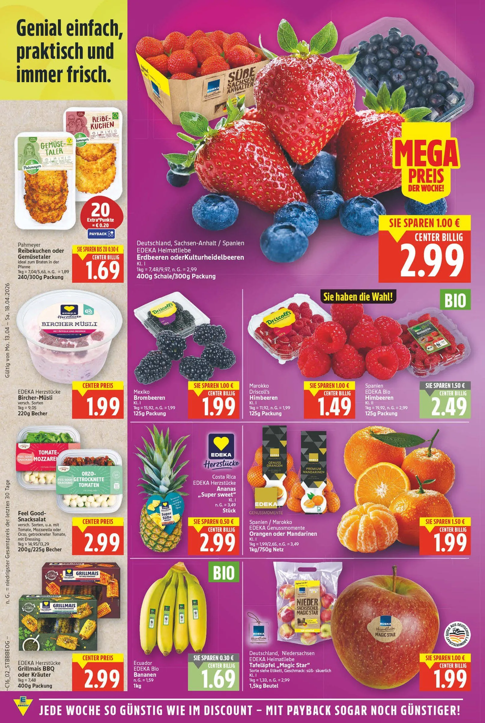  Edeka Angebote von 13. April bis 19. April 2026 - Prospekt seite 2