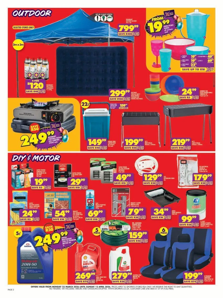 Shoprite Sales from 25 March to 12 April 2026 - Catalogue Page 2