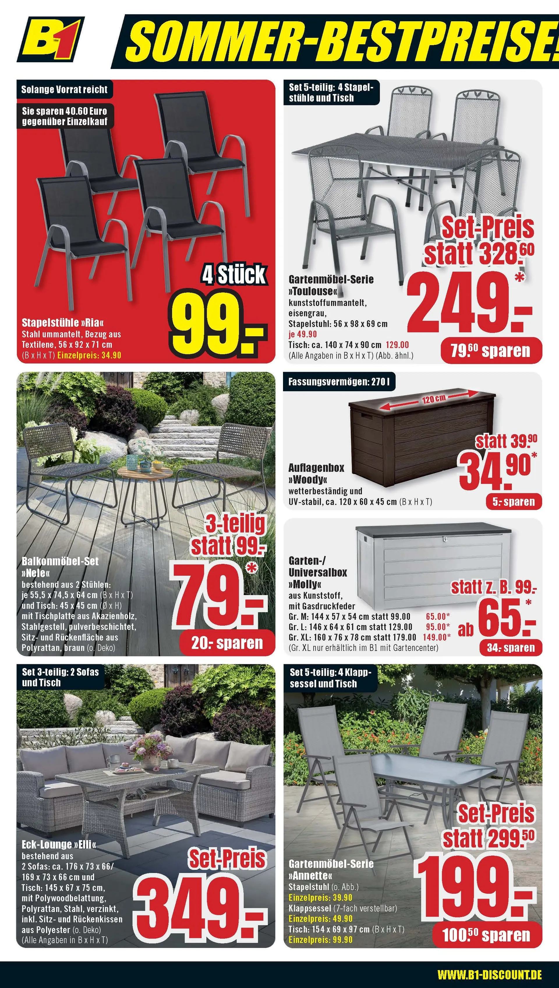 B1 Discount Baumarkt Prospekte von 7. Juni bis 13. Juni 2025 - Prospekt seite 2