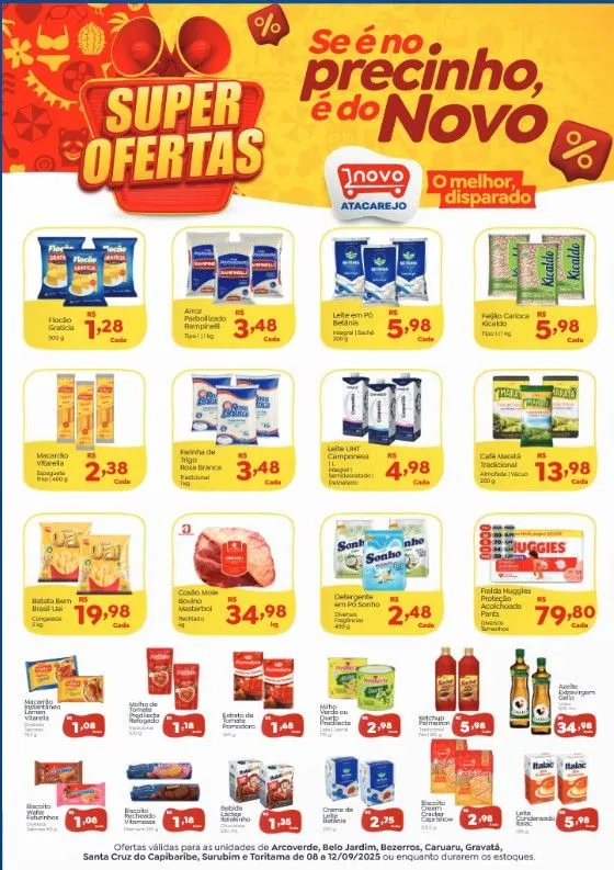 Encarte de Folhetos Novo Atacarejo 6 de setembro até 12 de setembro 2025 - Pagina