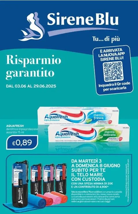 Volantini Sirene Blu da 1 giugno a 30 giugno di 2025 - Pagina del volantino 1