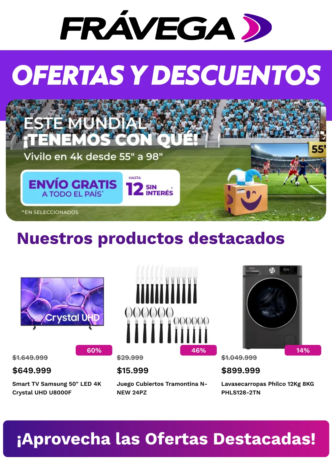 Ofertas de Frávega Ofertas 24 de abril al 14 de mayo 2026 - Página 1 del catálogo