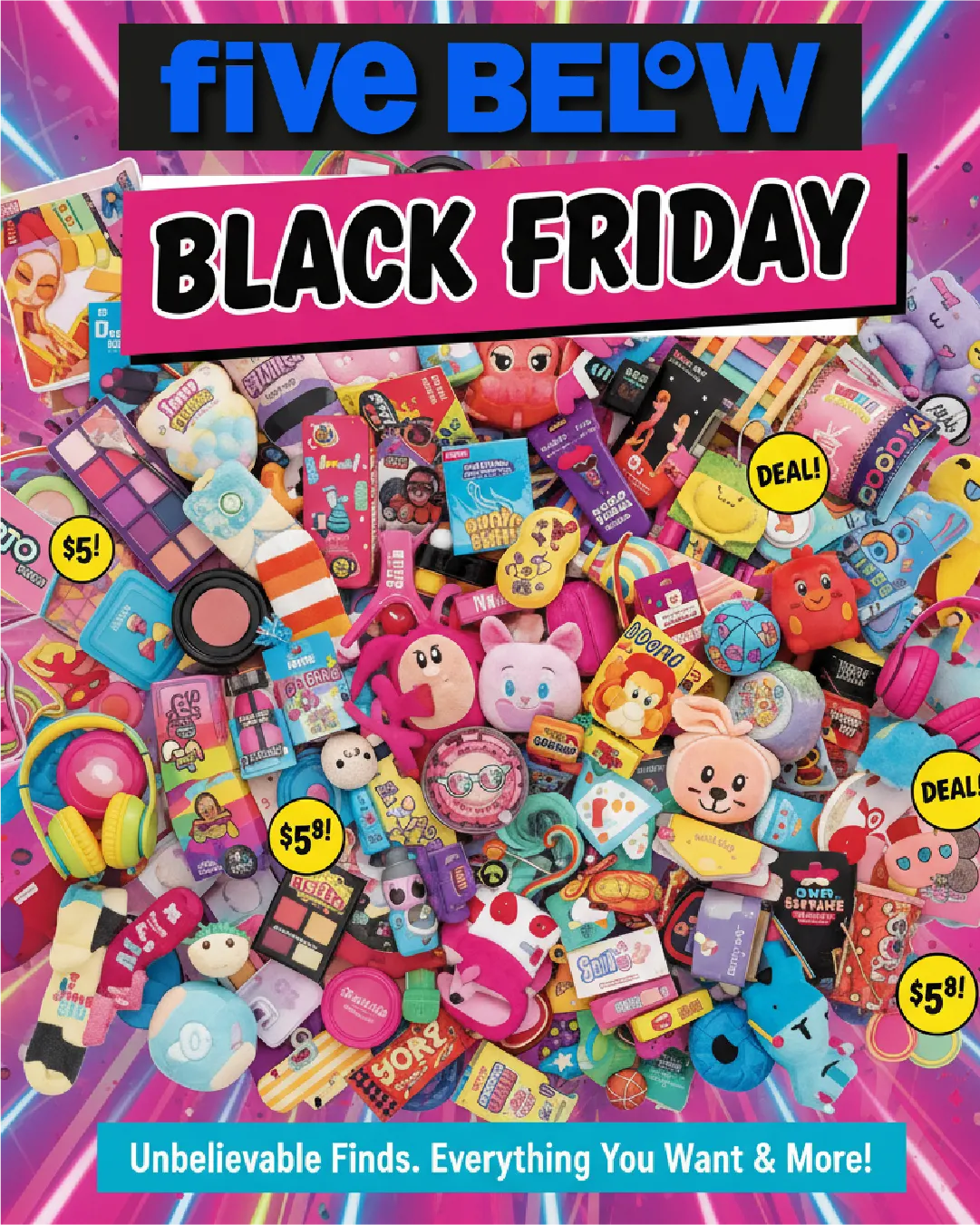 Weekly ad Five Below Sales from November 14 to November 28 2025 - Page 1