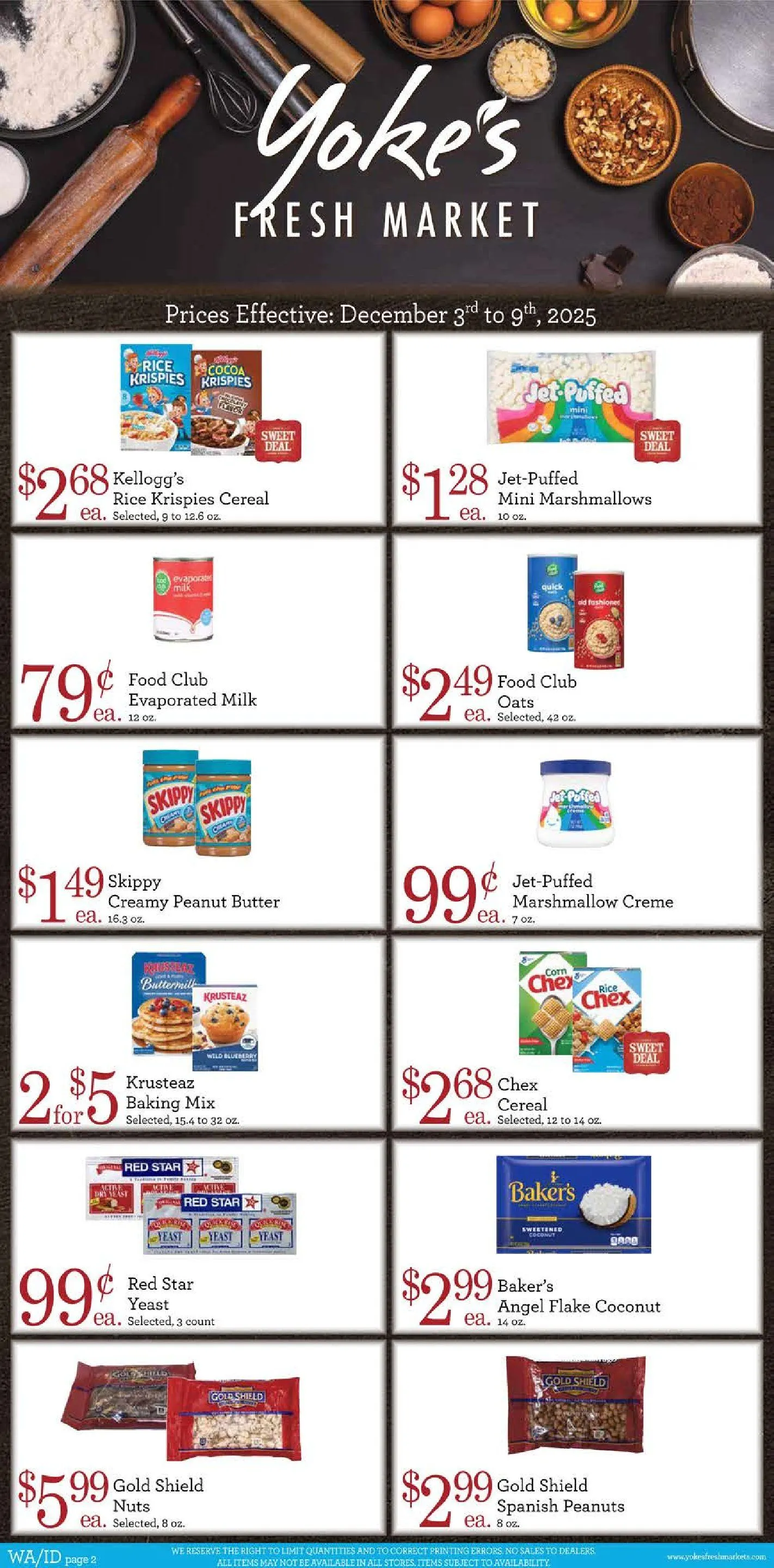 Weekly ad Yoke's Fresh Market Sales from December 3 to December 9 2025 - Page 2