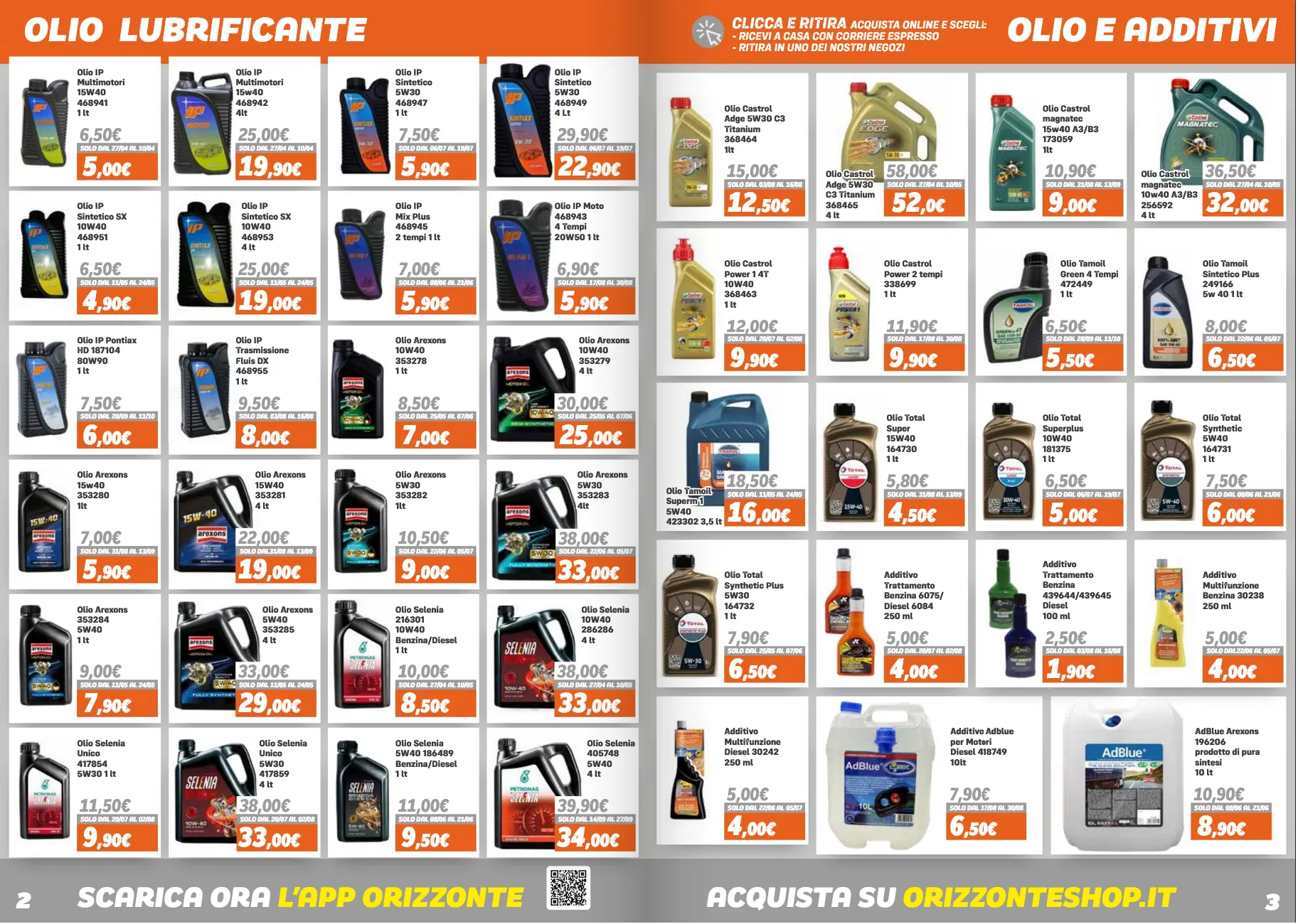 Volantini Orizzonte da 1 maggio a 11 ottobre di 2026 - Pagina del volantino 2