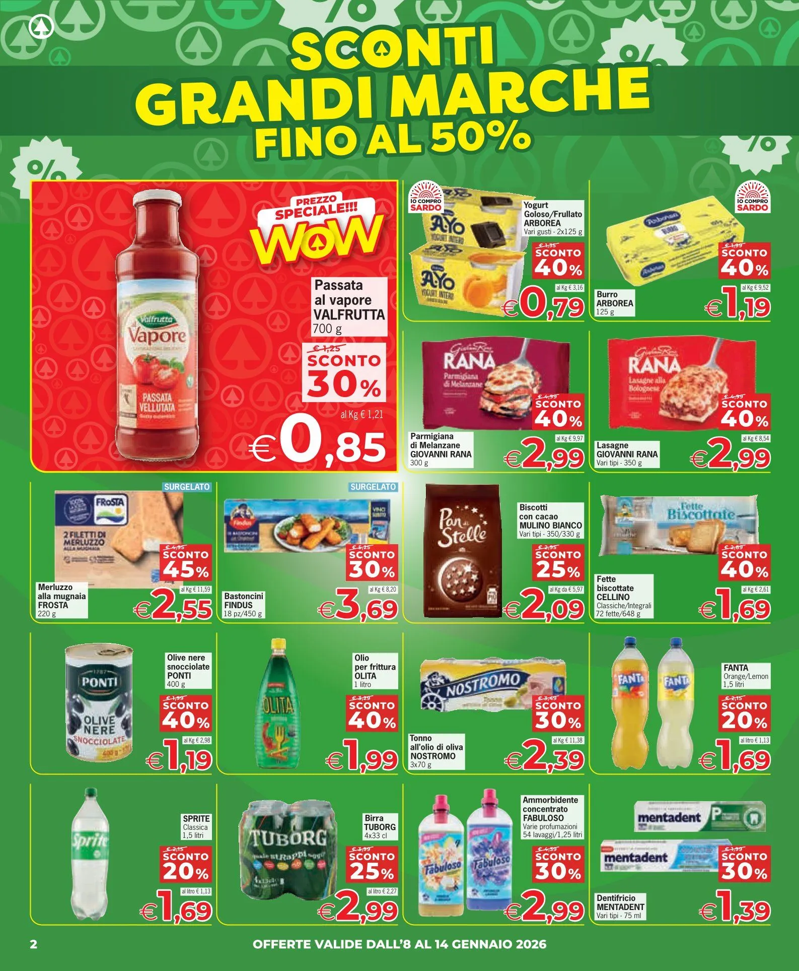 Volantini Eurospar da 8 gennaio a 14 gennaio di 2026 - Pagina del volantino 2