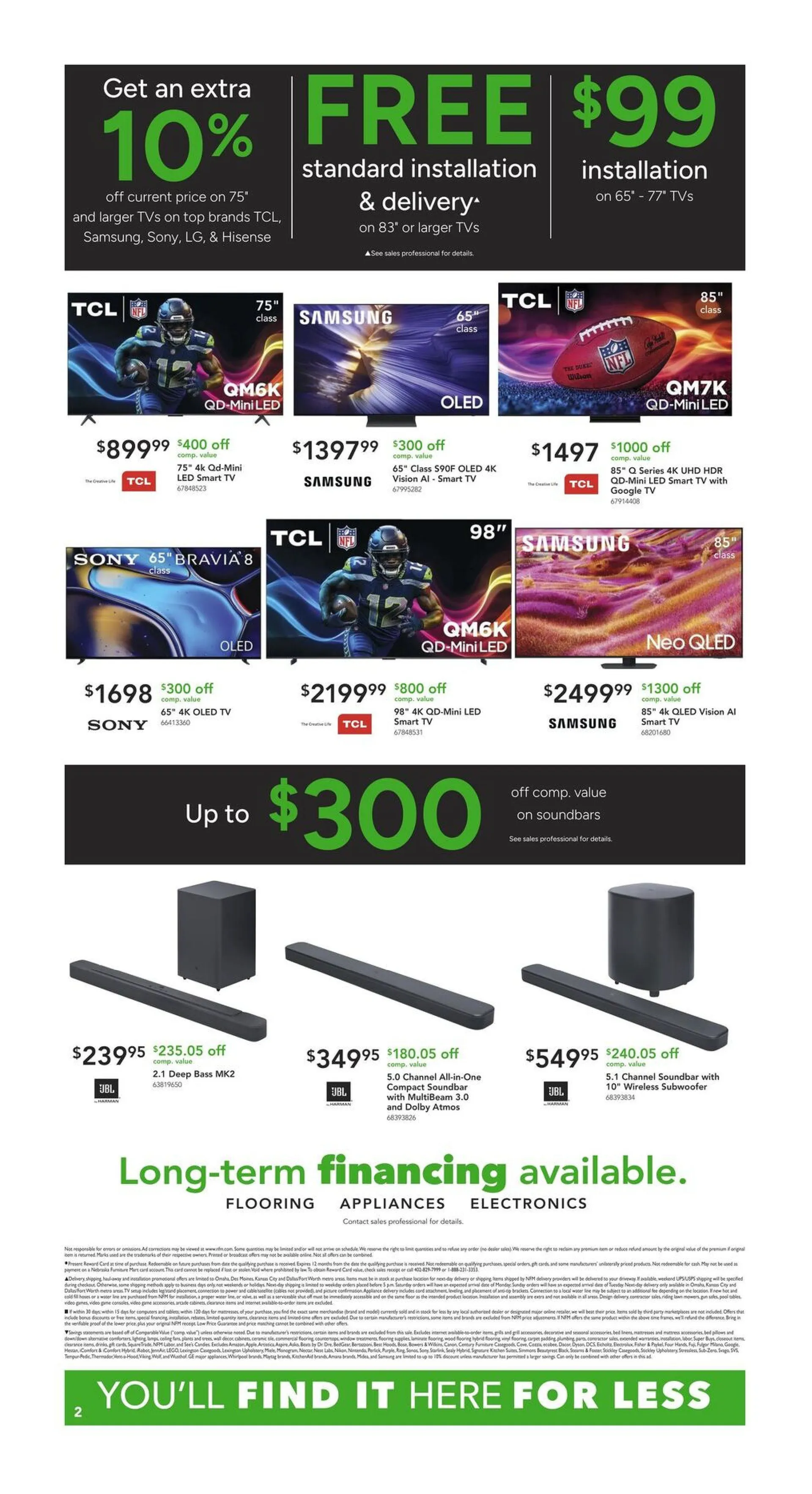 Weekly ad Nebraska Furniture Mart Sales from April 29 to May 5 2026 - Page 2