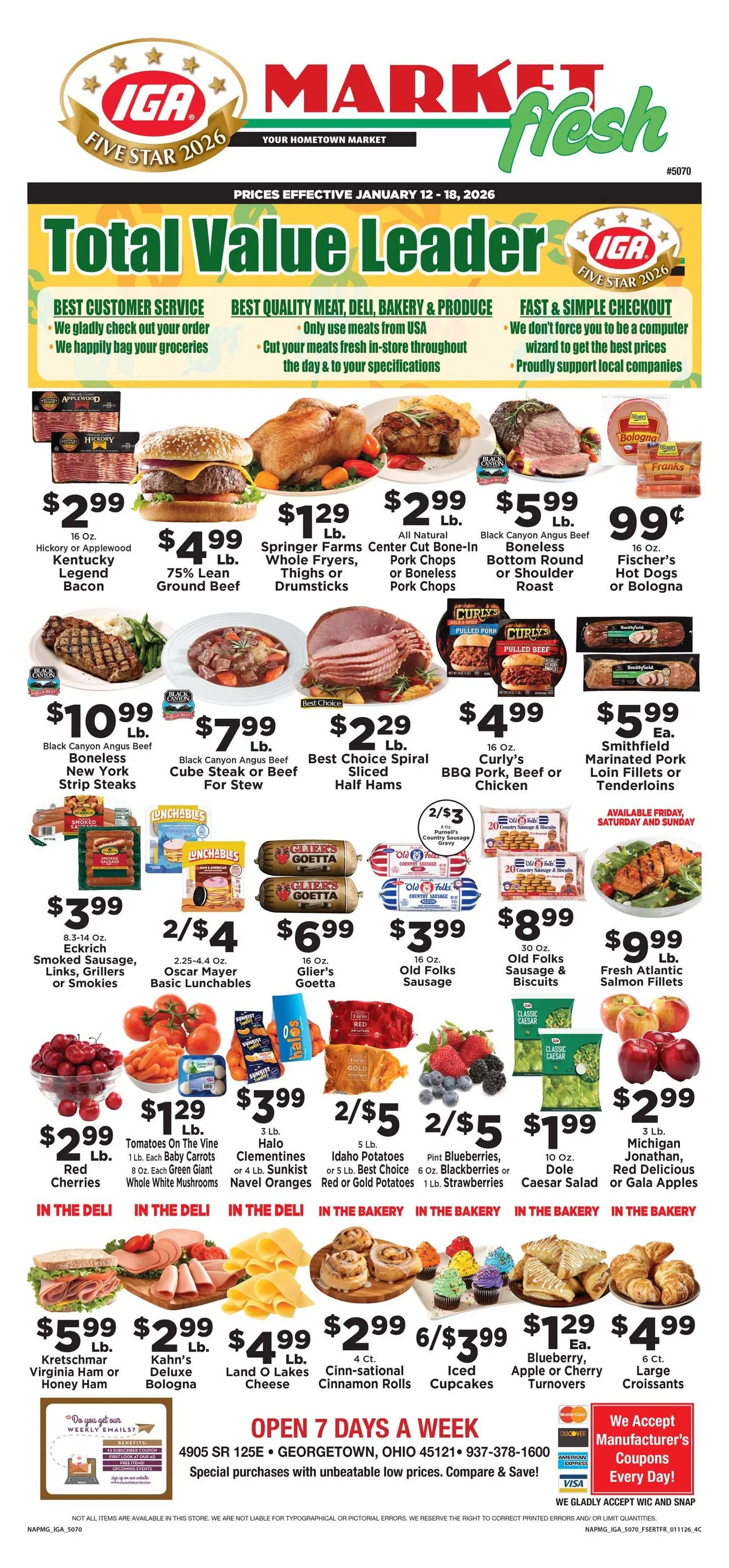 Weekly ad IGA  Sales from January 12 to January 18 2026 - Page 1