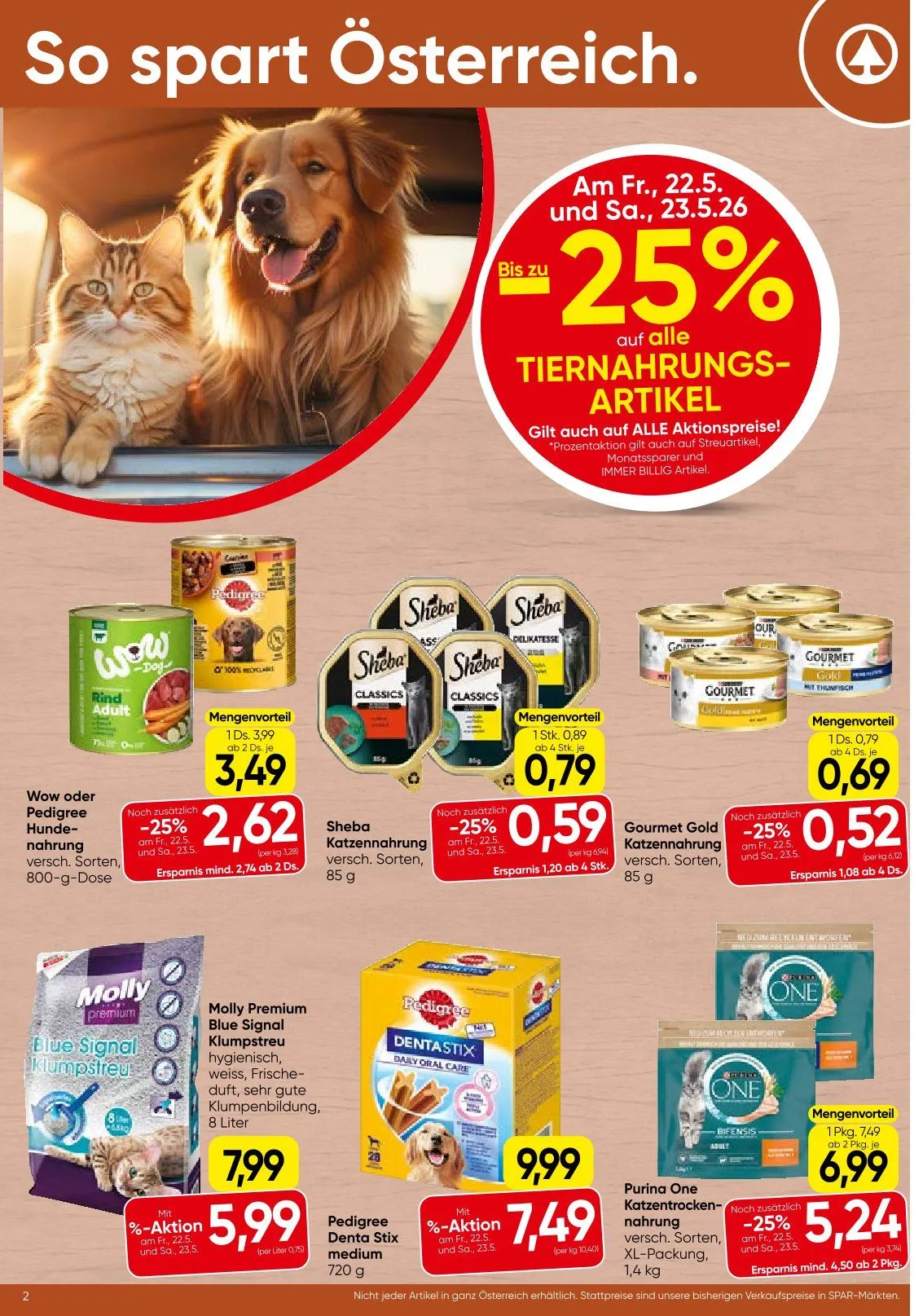 SPAR Prospekte von 21. Mai bis 2. Juni 2026 - Flugblätt seite 2