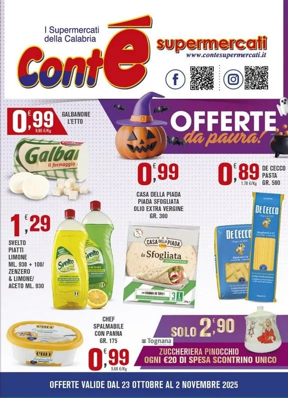 Volantini Conte Supermercati da 23 ottobre a 2 novembre di 2025 - Pagina del volantino