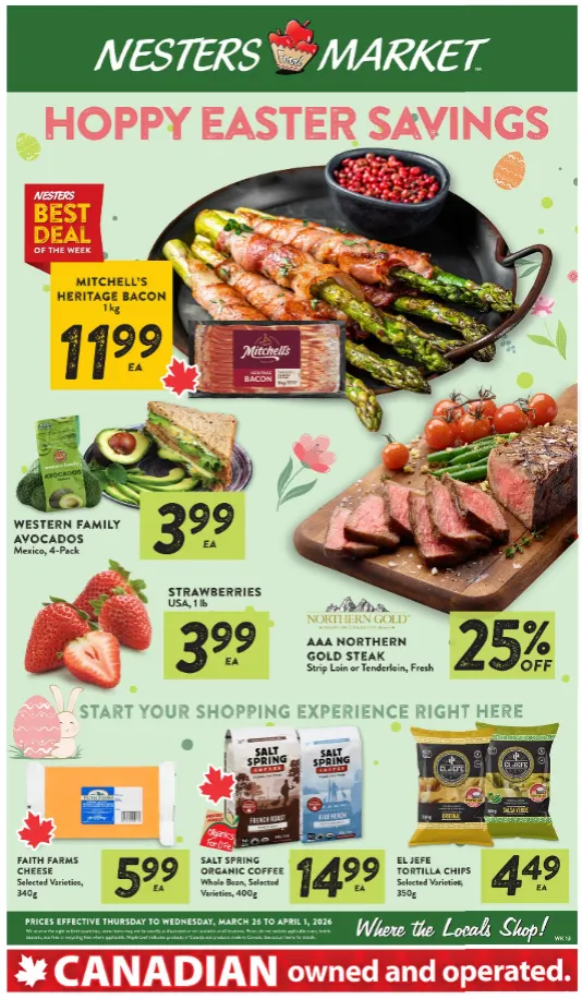 Nesters Market Sales from March 26 to April 1 2026 - flyer page 2