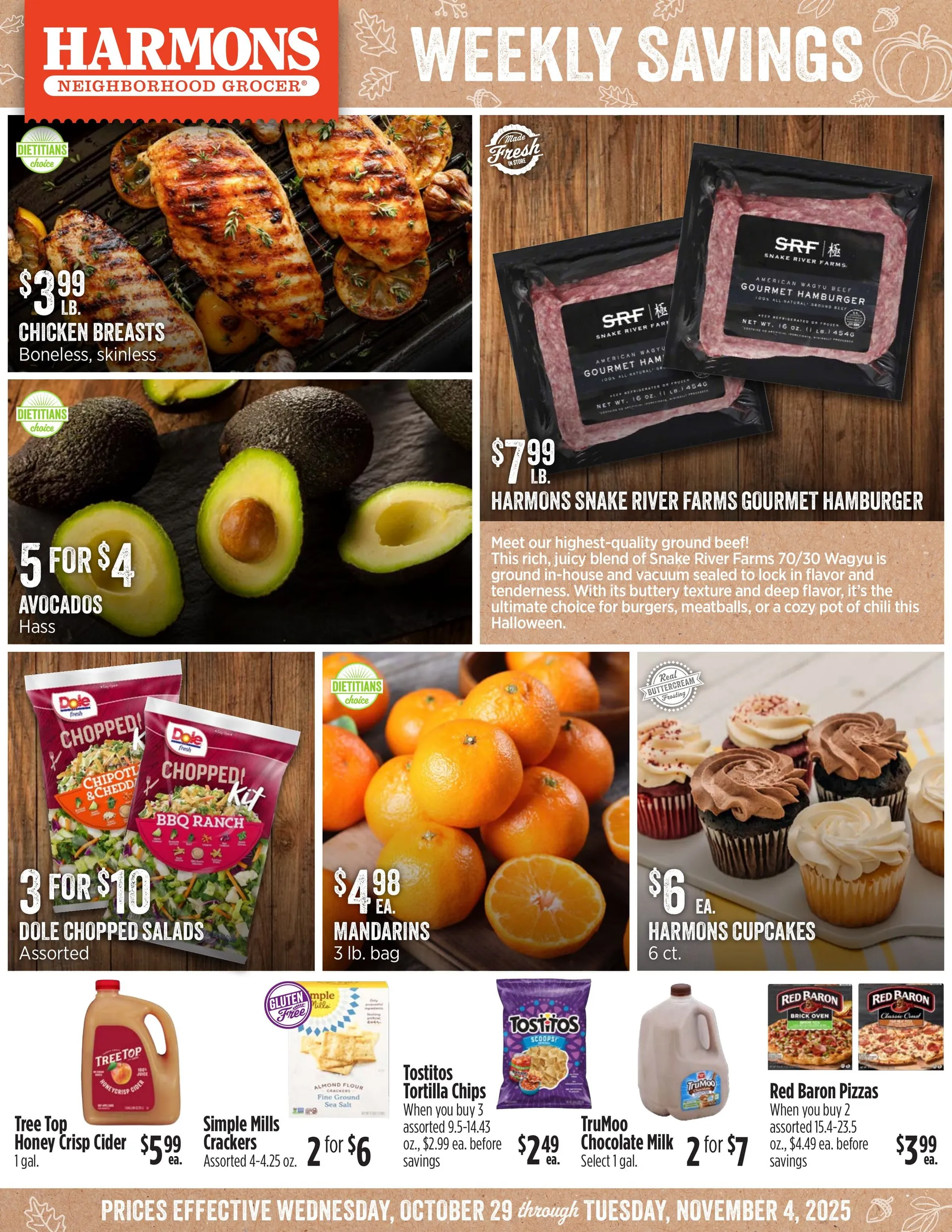 Weekly ad Harmons weekly ads from October 29 to November 4 2025 - Page 1