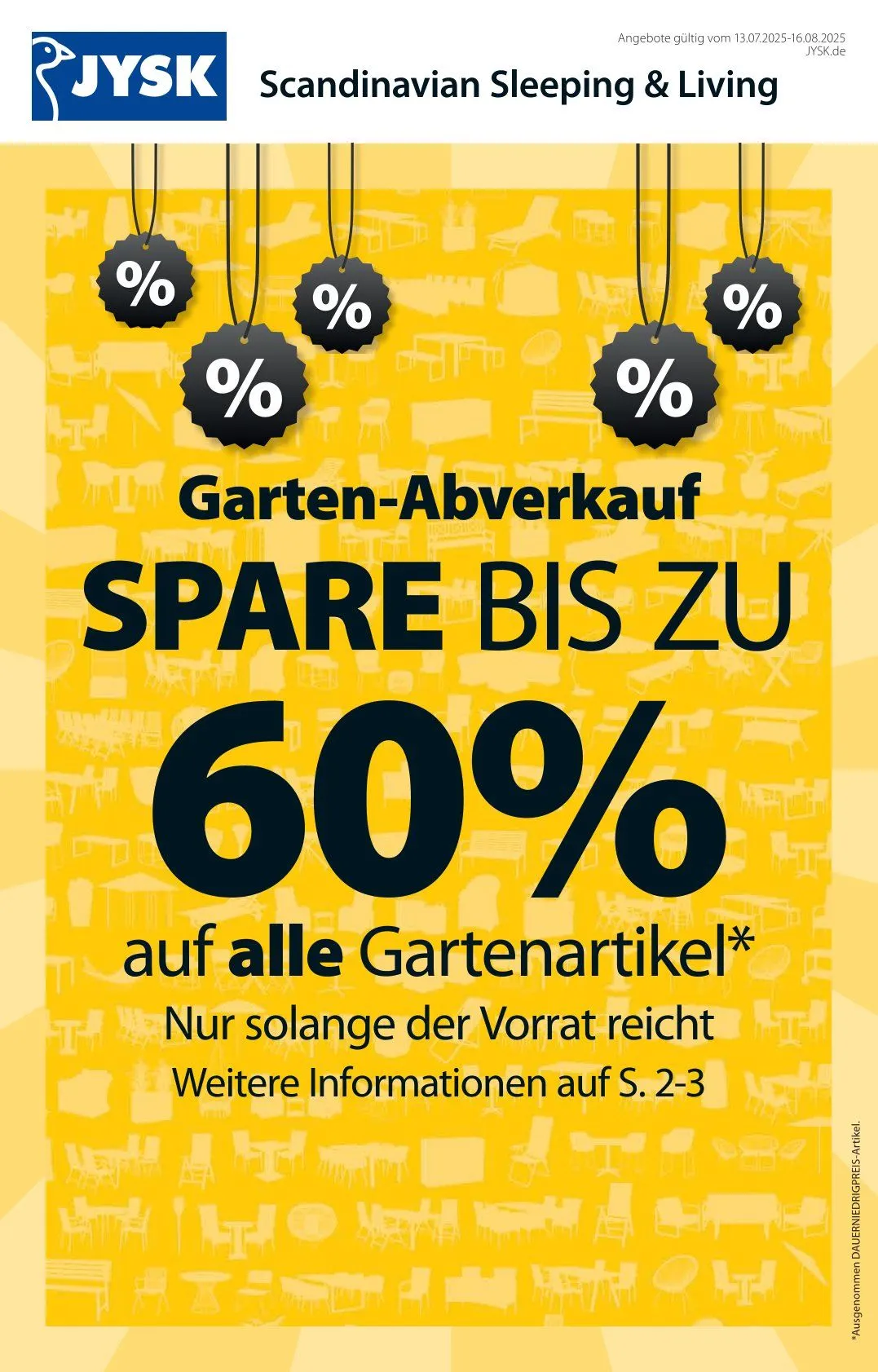 JYSK - Angebote von 13. Juli bis 16. August 2025 - Prospekt seite 2