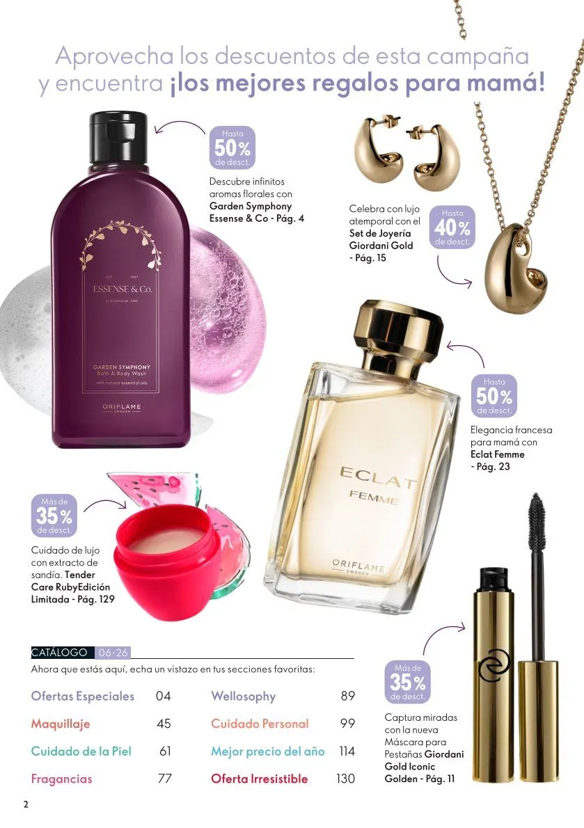 Catálogo de Oriflame Ofertas 18 de abril al 8 de mayo 2026 - Página 2