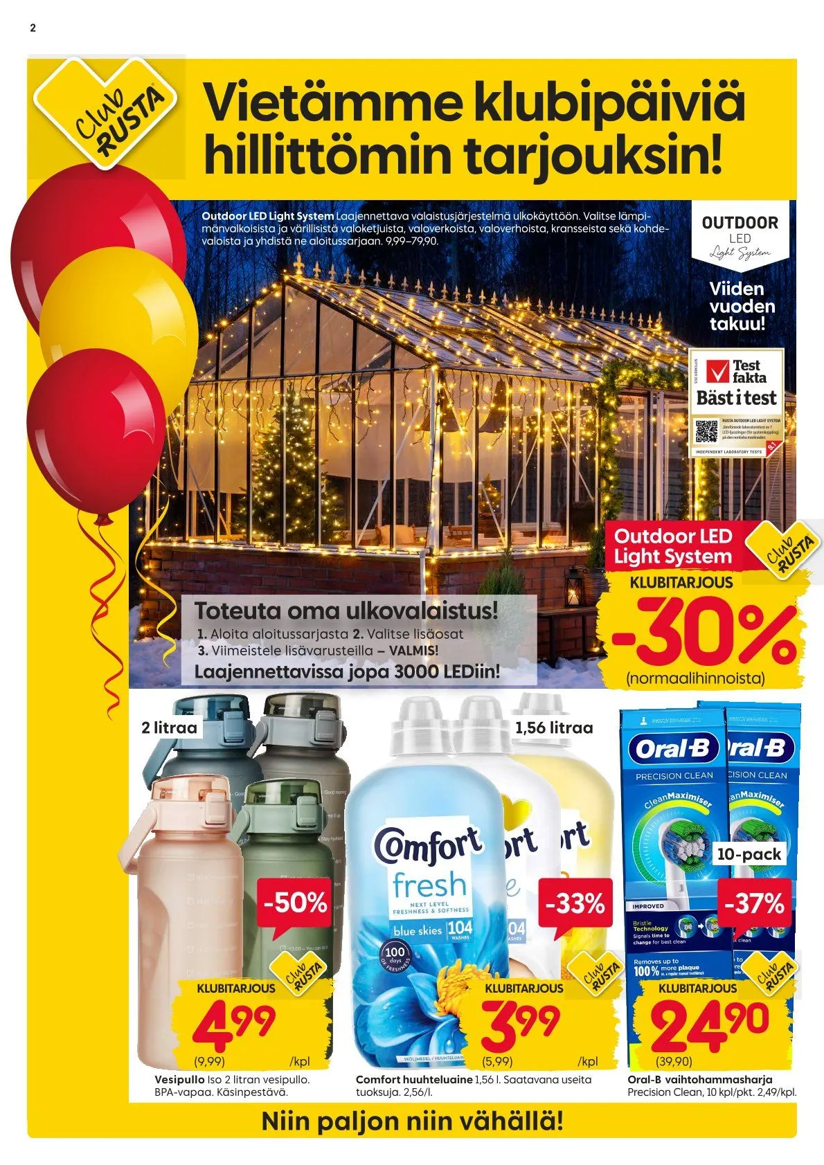 Kaupan Rusta uusimmat tarjoukset voimassa alkaen 27. lokakuuta - 2. marraskuuta 2025 - Tarjouslehti sivu 2